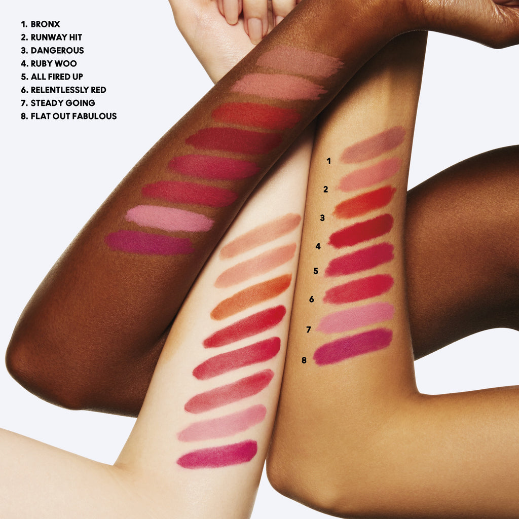 Retro Matte Lipstick for Everyday Wear and rich wearable color