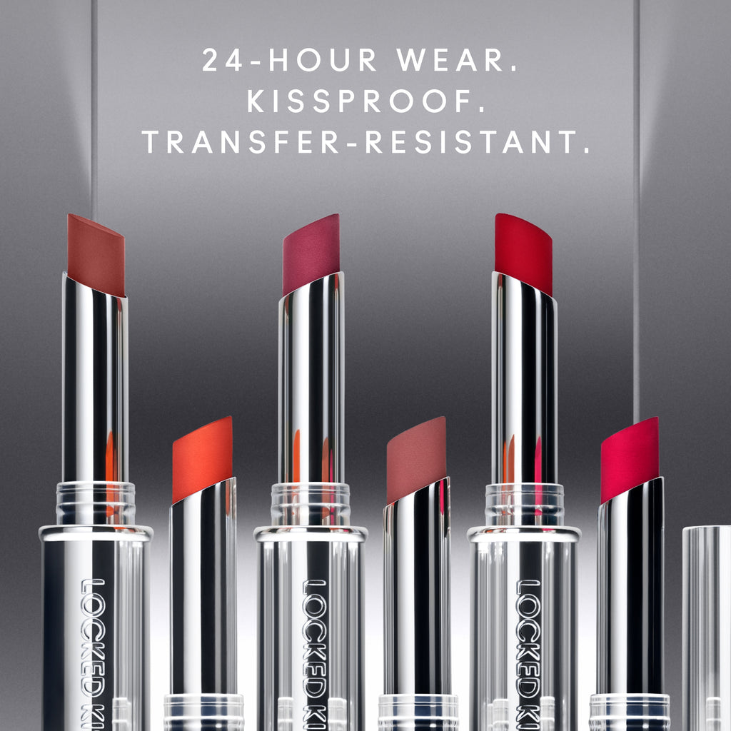 M A C Locked Kiss Longwear Lipstick for Everyday Wear and rich wearable color