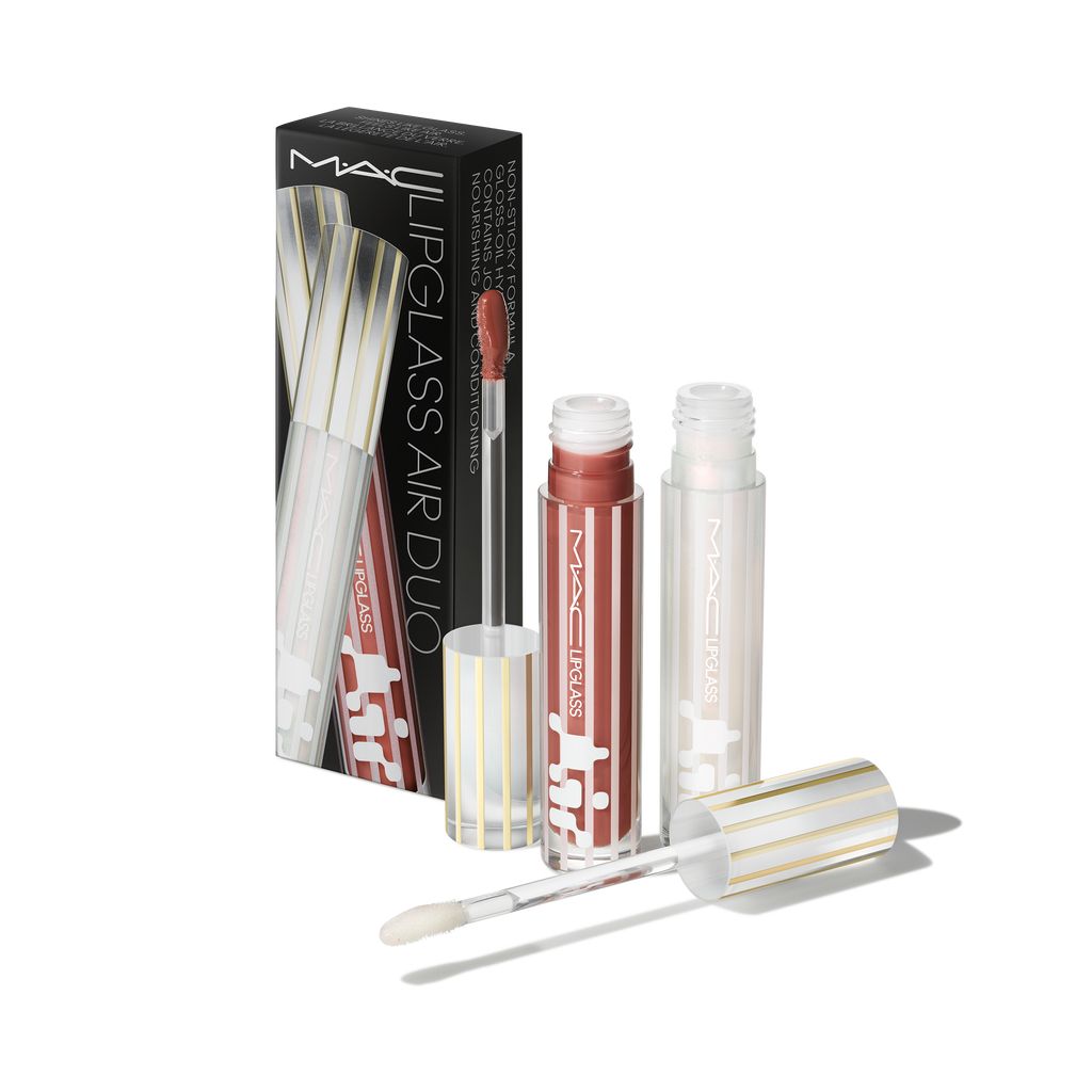 Two Glossy Lipglass Air Duo for Everyday Wear and coordinated lip looks