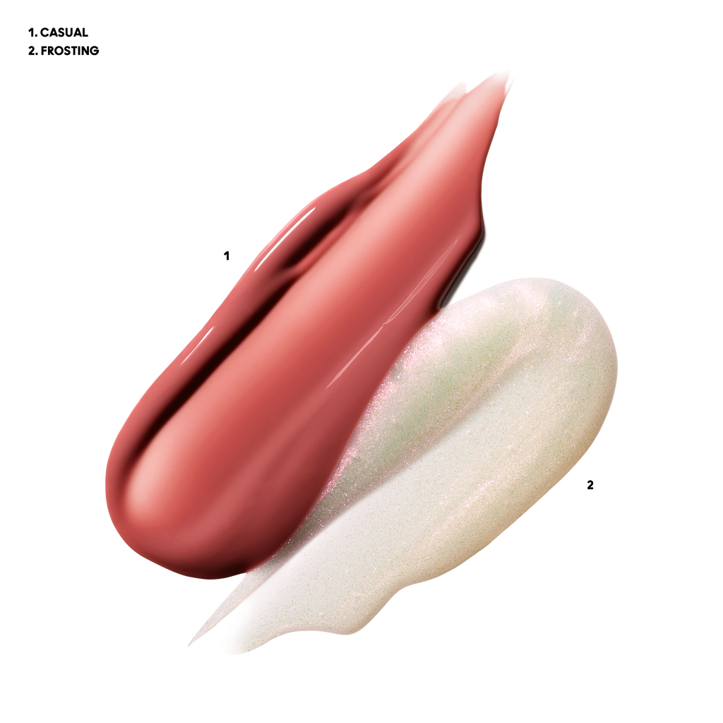 Two Glossy Lipglass Air Duo for Everyday Wear and coordinated lip looks