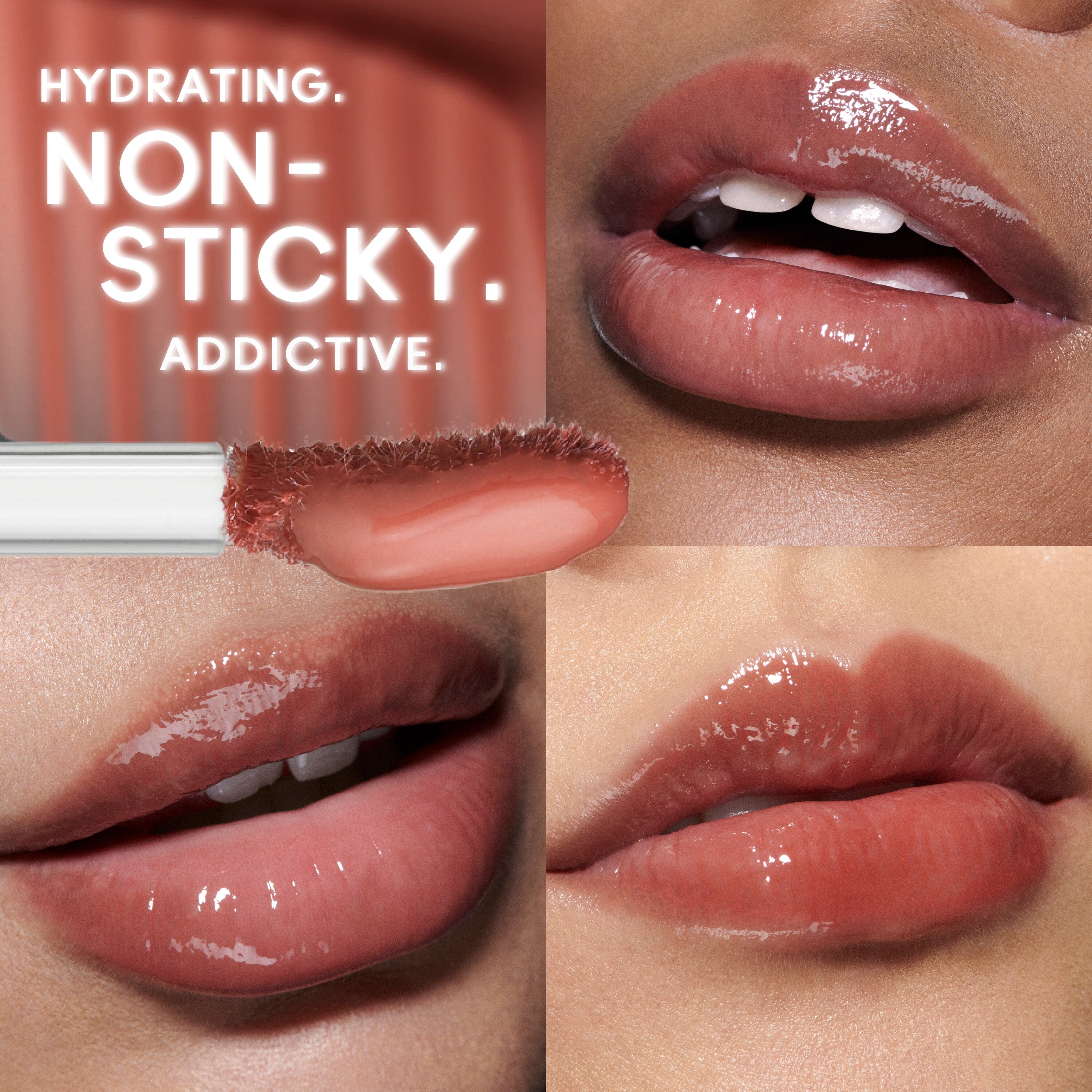 Two Glossy Lipglass Air Duo for Everyday Wear and coordinated lip looks