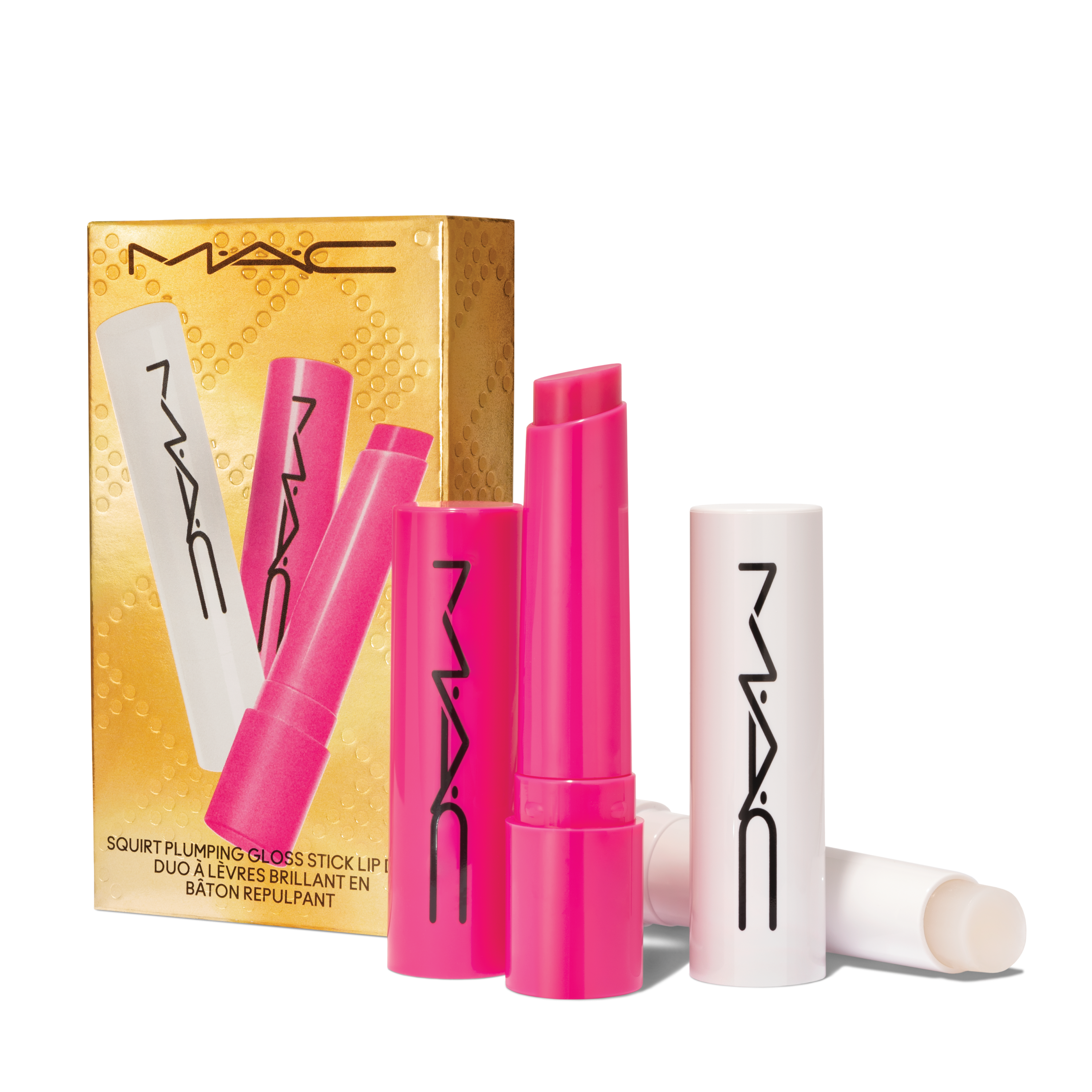 Squirt Plumping Gloss Stick Lip Duo Value Set for Everyday Wear and coordinated lip looks