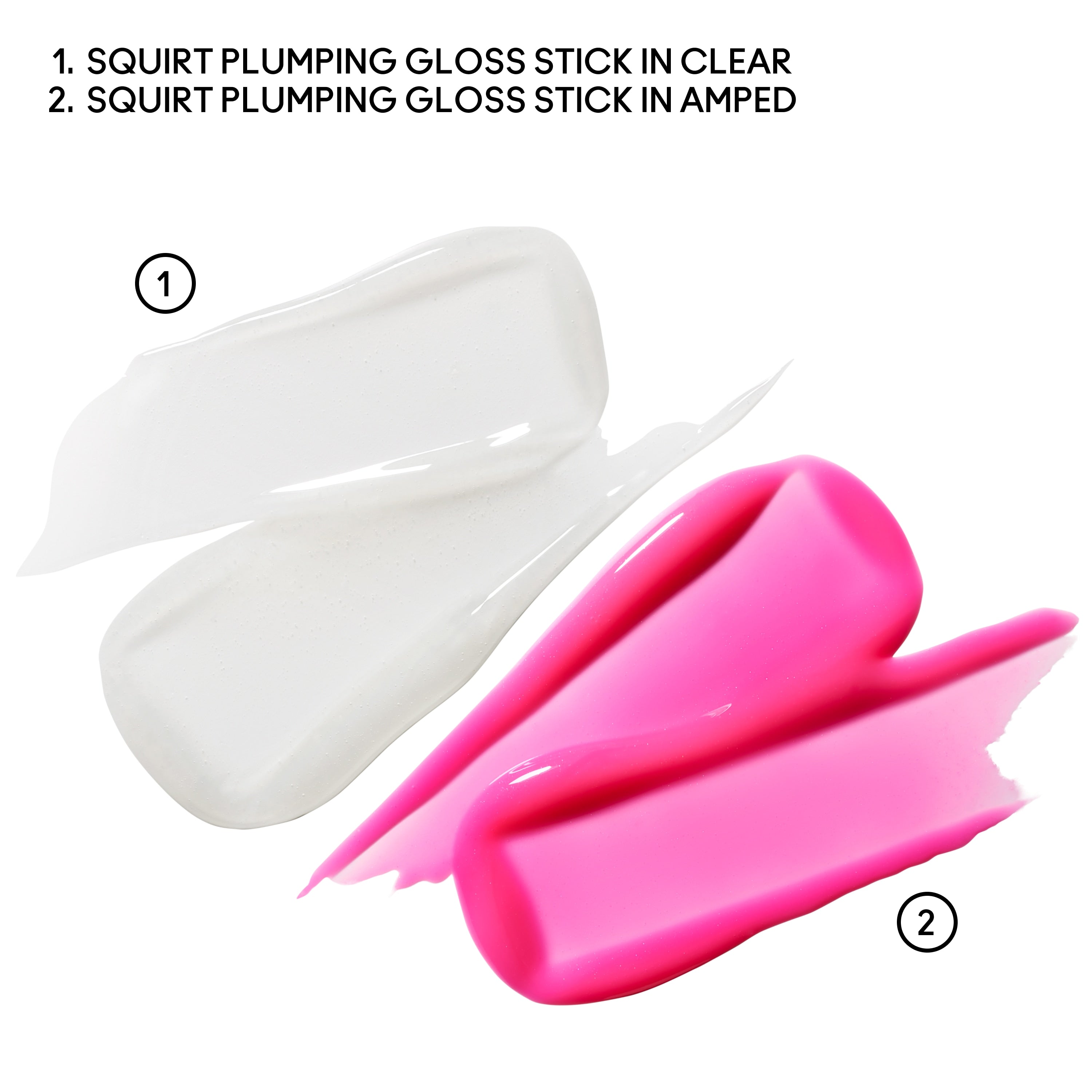 Squirt Plumping Gloss Stick Lip Duo Value Set for Everyday Wear and coordinated lip looks
