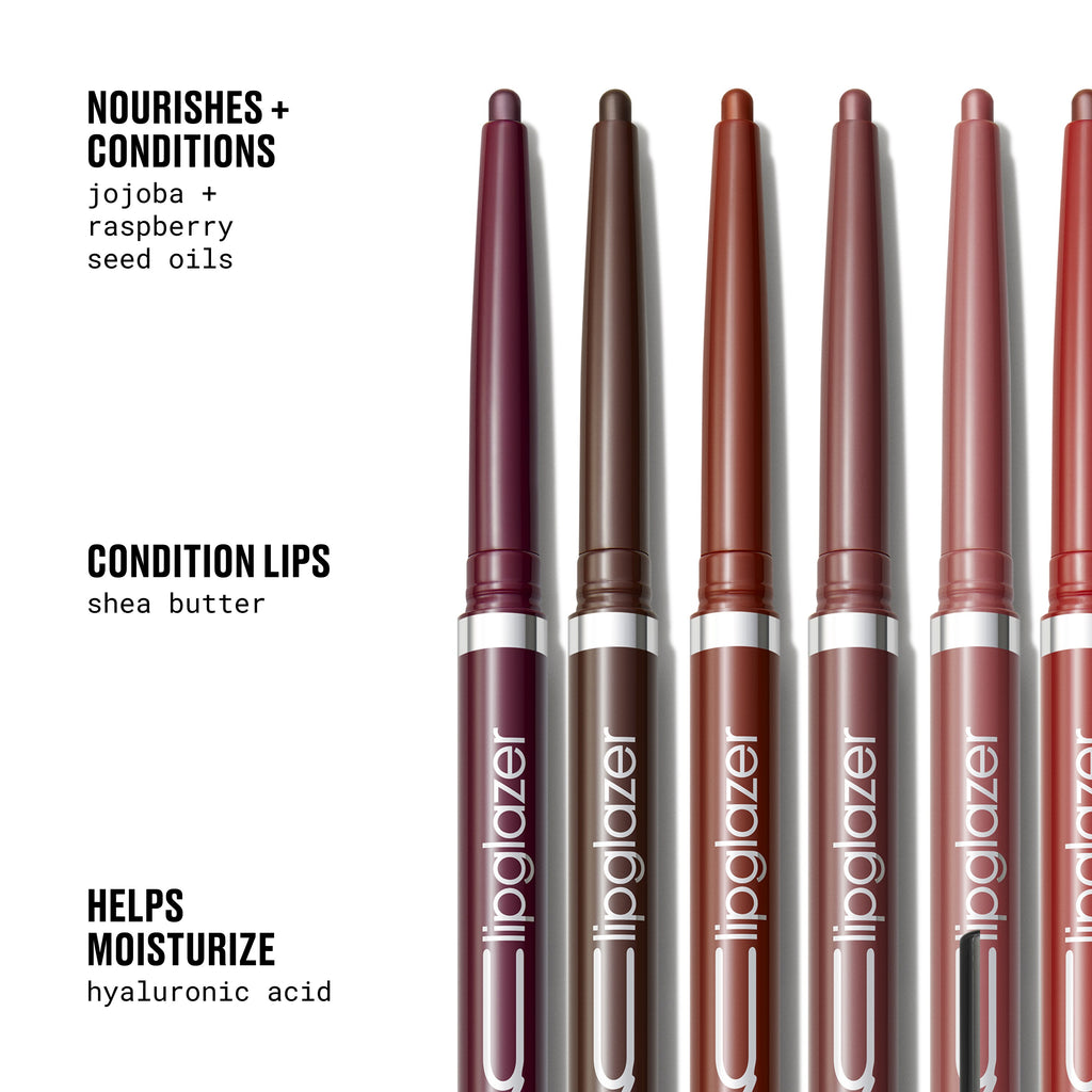 Lipglazer Glossy Liner for Everyday Wear and defined lip color