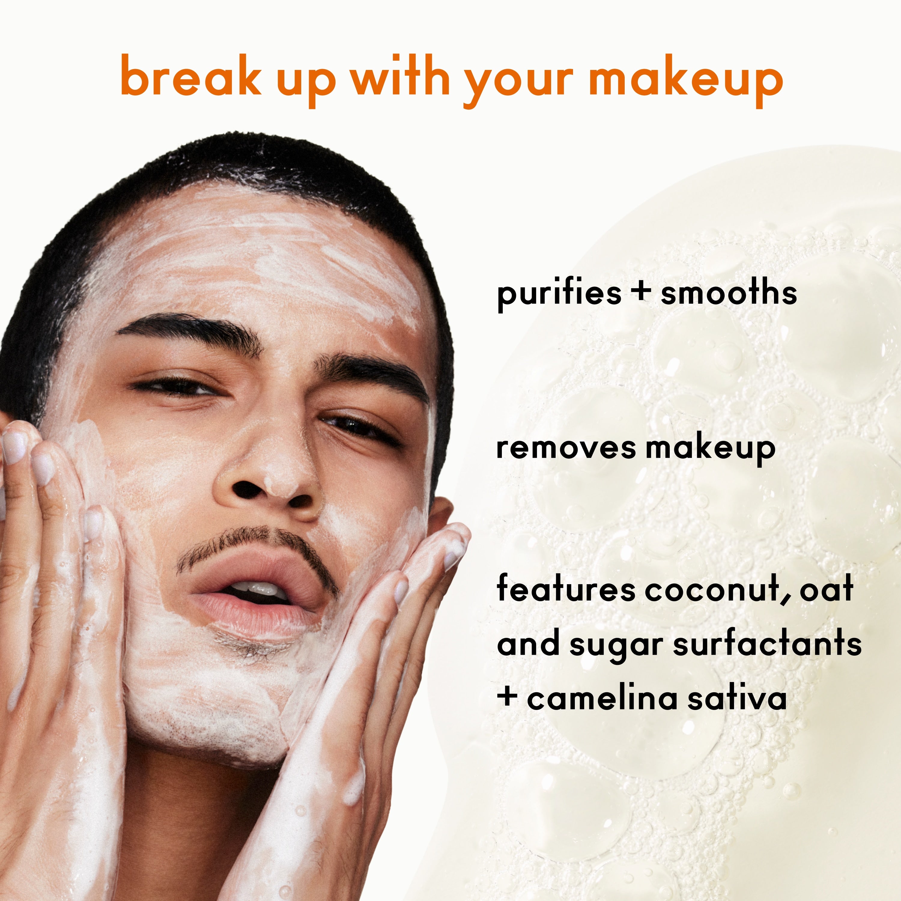 Major Foamo Jelly Cleanser for Everyday Wear and gentle makeup removal