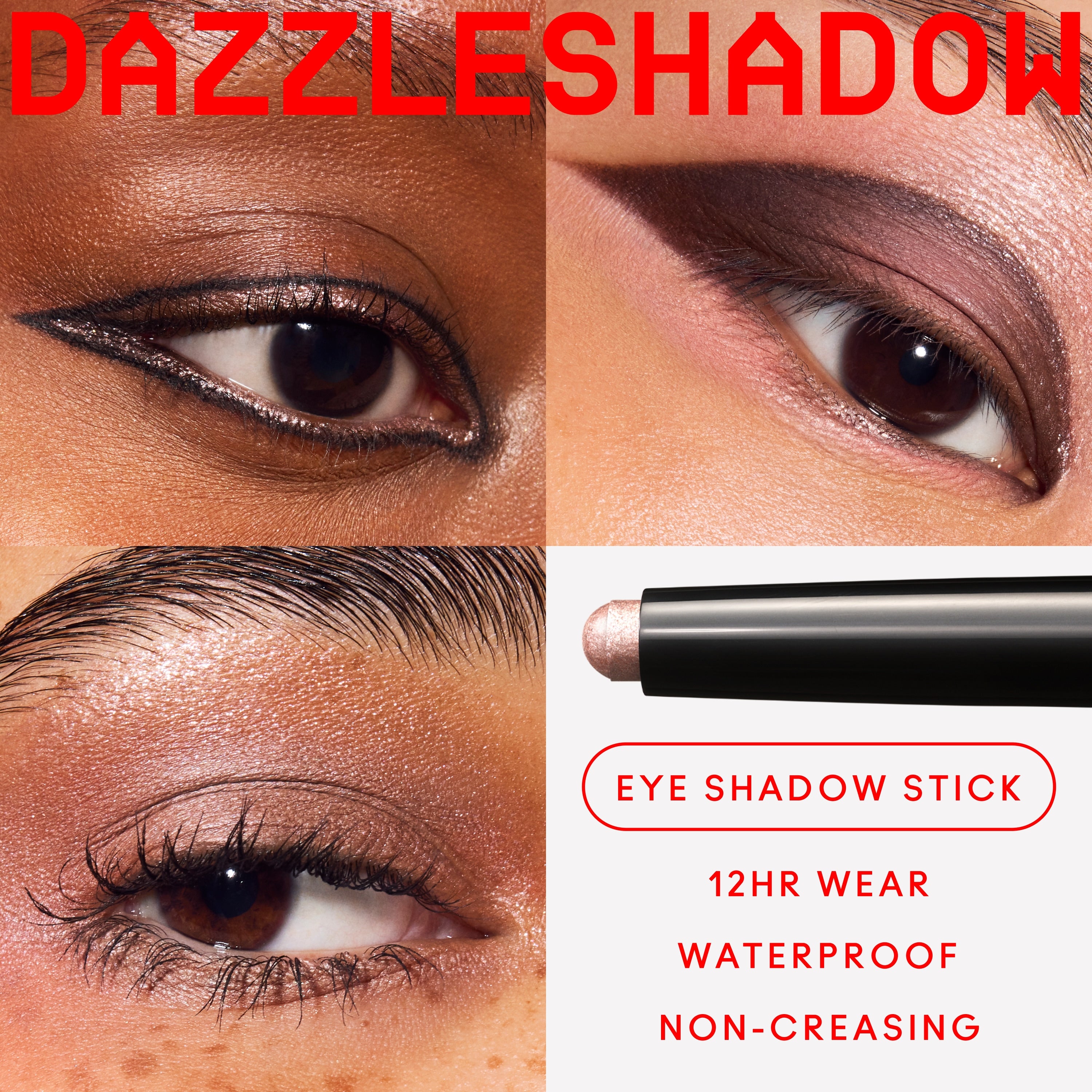 Dazzleshadow Eye shadow Sticks for Everyday Wear and blendable eye color