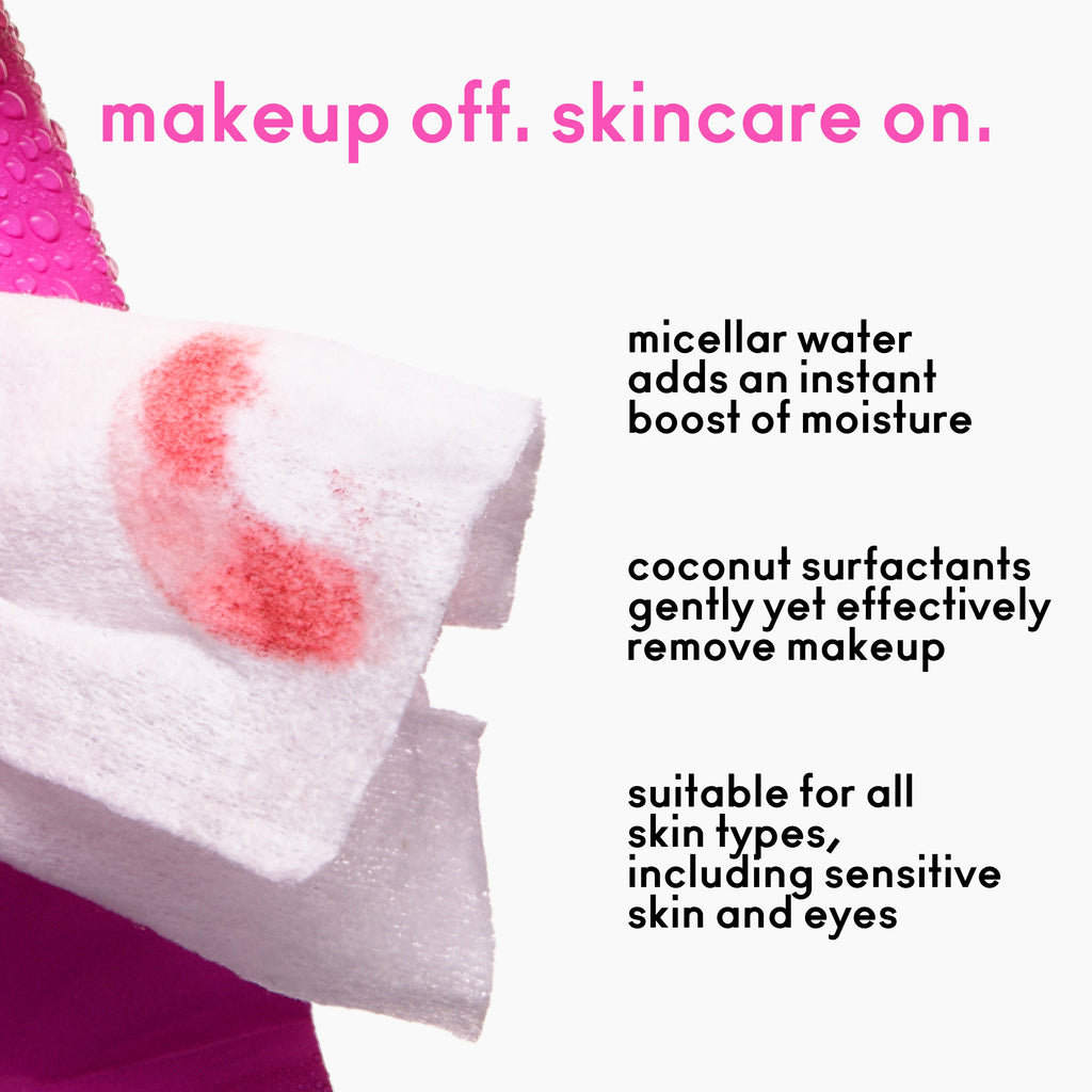Get Unready Micellar Water Wipes for Everyday Wear and gentle makeup removal