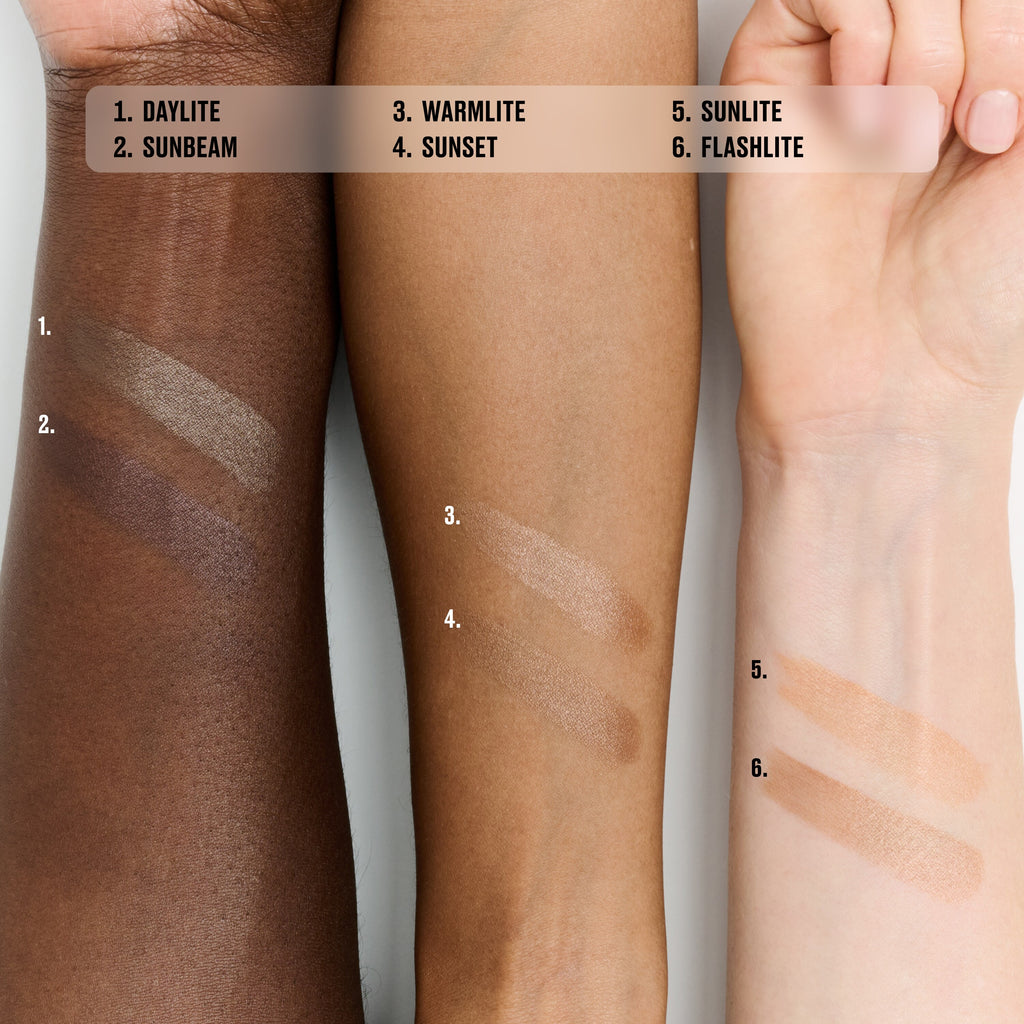 Strobe Beam Bronzelighter for Everyday Wear and warm looking definition