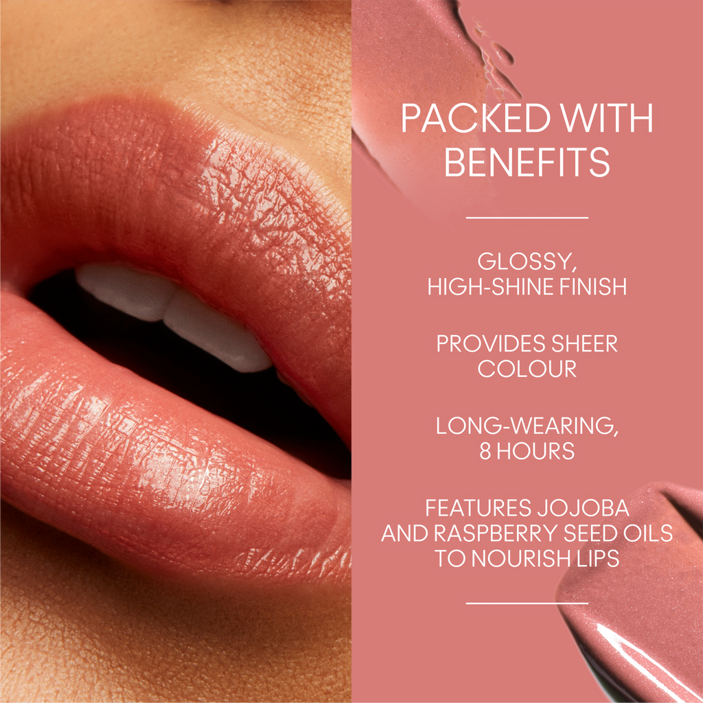 Lustreglass Sheer Shine Lipstick for Everyday Wear and rich wearable color
