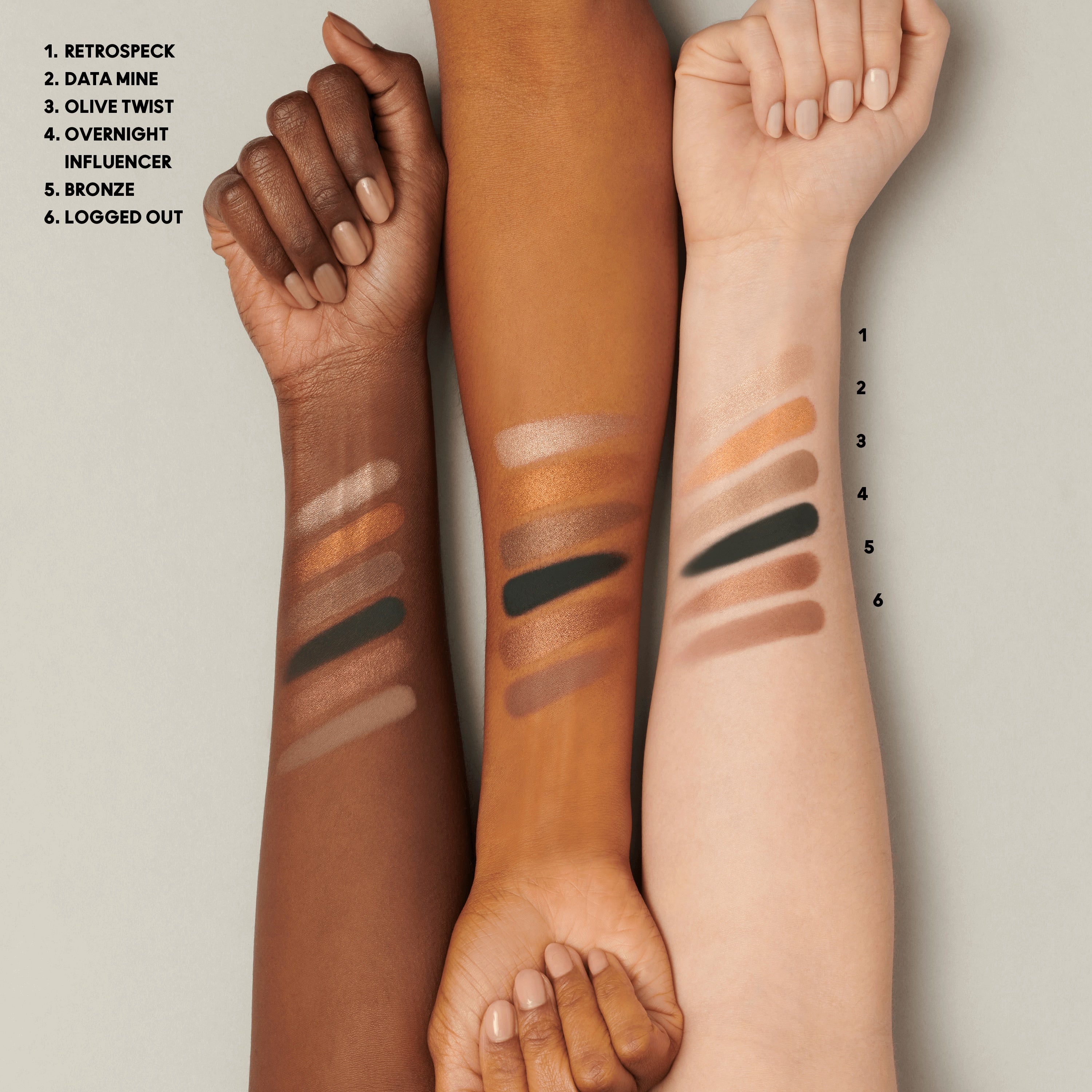 Connect In Colour Eye Shadow Palette Bronze Influence for Everyday Wear and versatile coordinated color