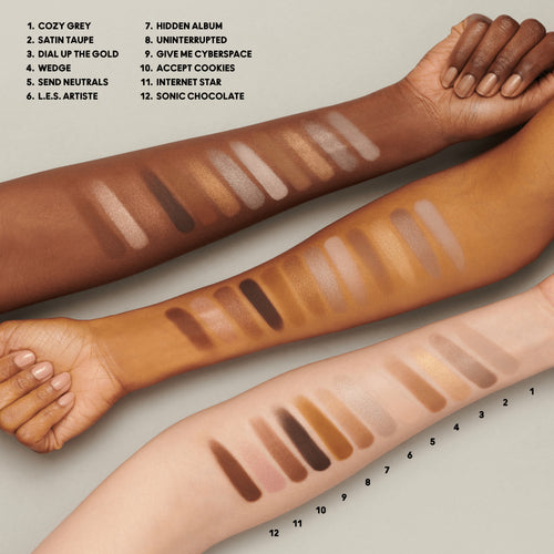 Connect In Colour Eye Shadow Palette Unfiltered Nudes for Everyday Wear and versatile coordinated color