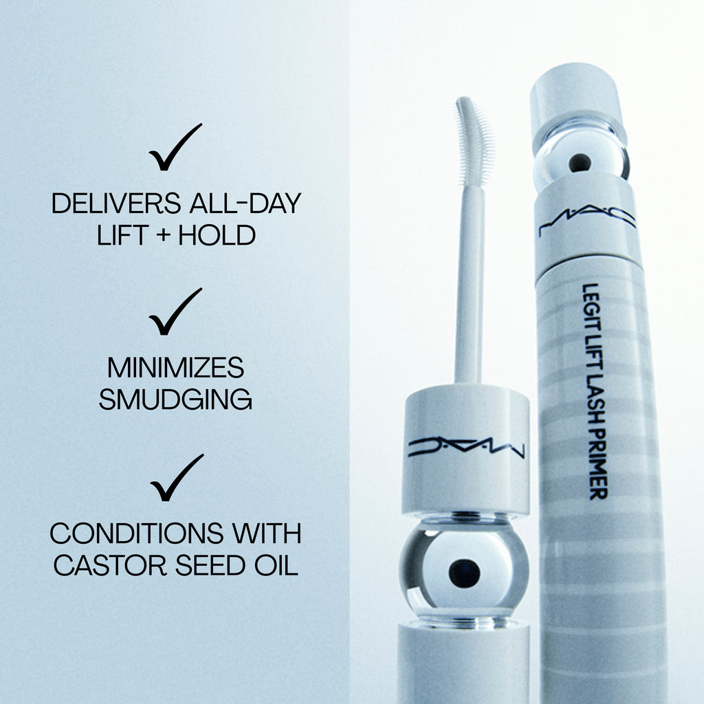 M A CSTACK Legit Lift Lash Primer for Everyday Wear and prepared looking lashes