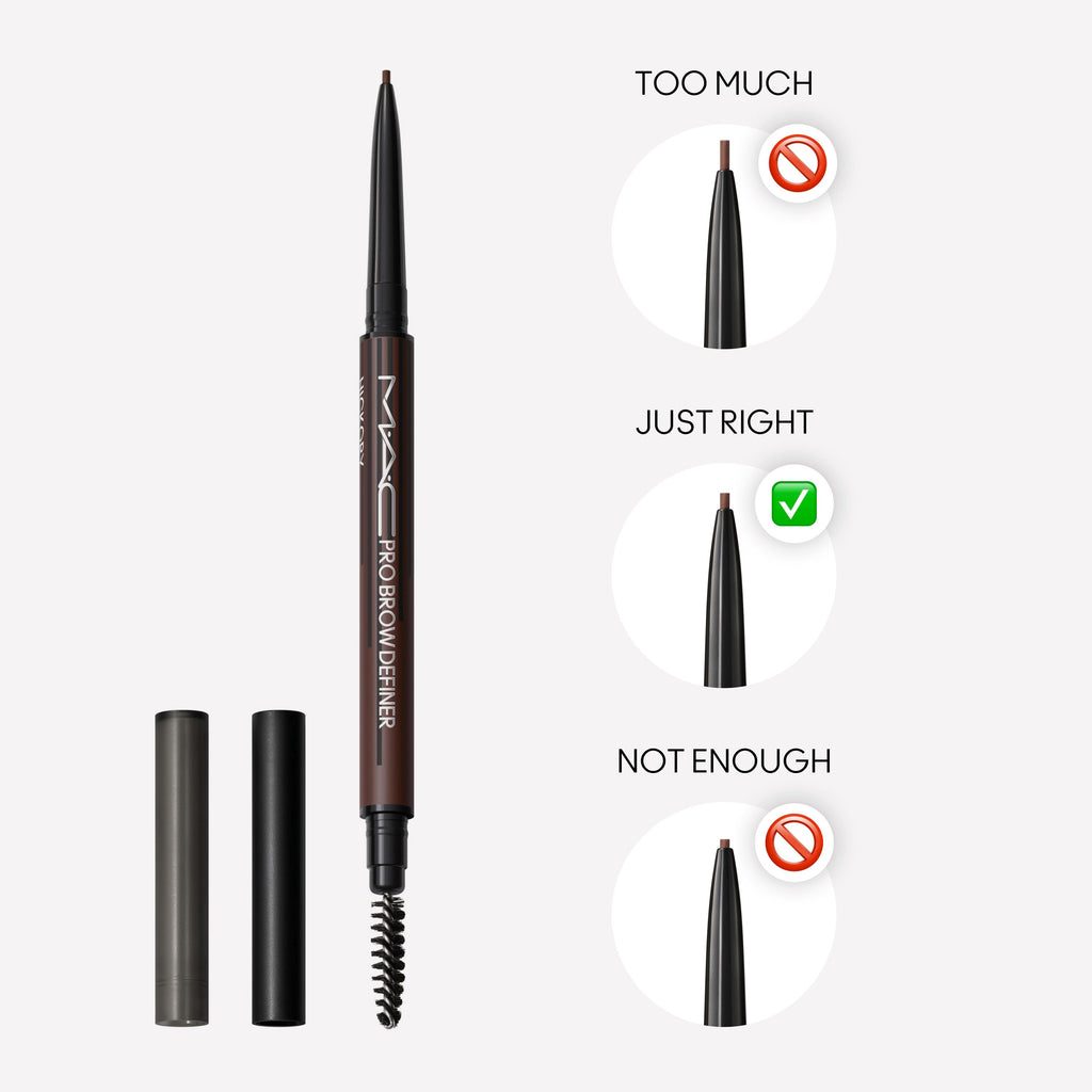 Pro Brow Definer 1mm Tip Brow Pencil for Everyday Wear and natural looking brow definition