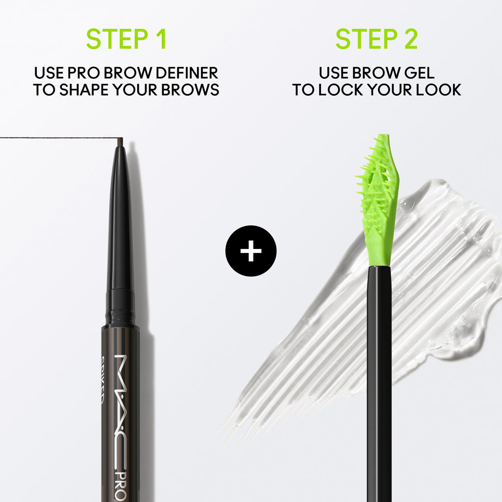Pro Locked Brow Gel for Everyday Wear and shaped looking brows