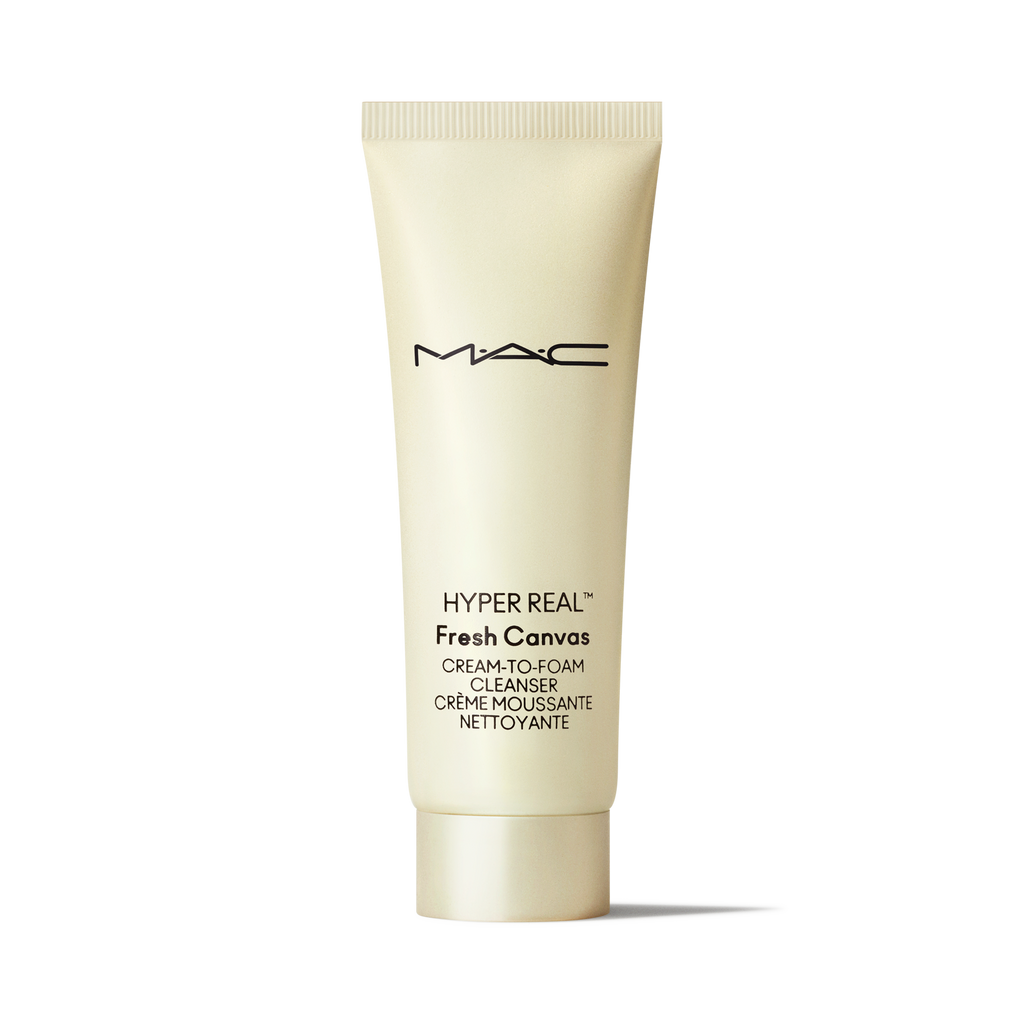 Hyper Real Fresh Canvas Cream To Foam Cleanser for Everyday Wear and gentle makeup removal