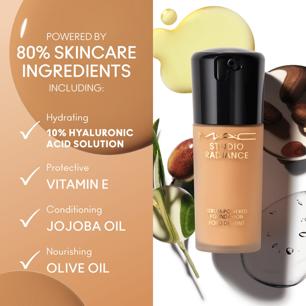Studio Radiance Serum Powered Foundation for Everyday Wear and balanced hydration support